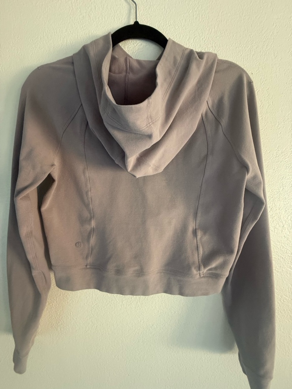 Lululemon Cropped Scuba Hoodie in Lavender Size 6